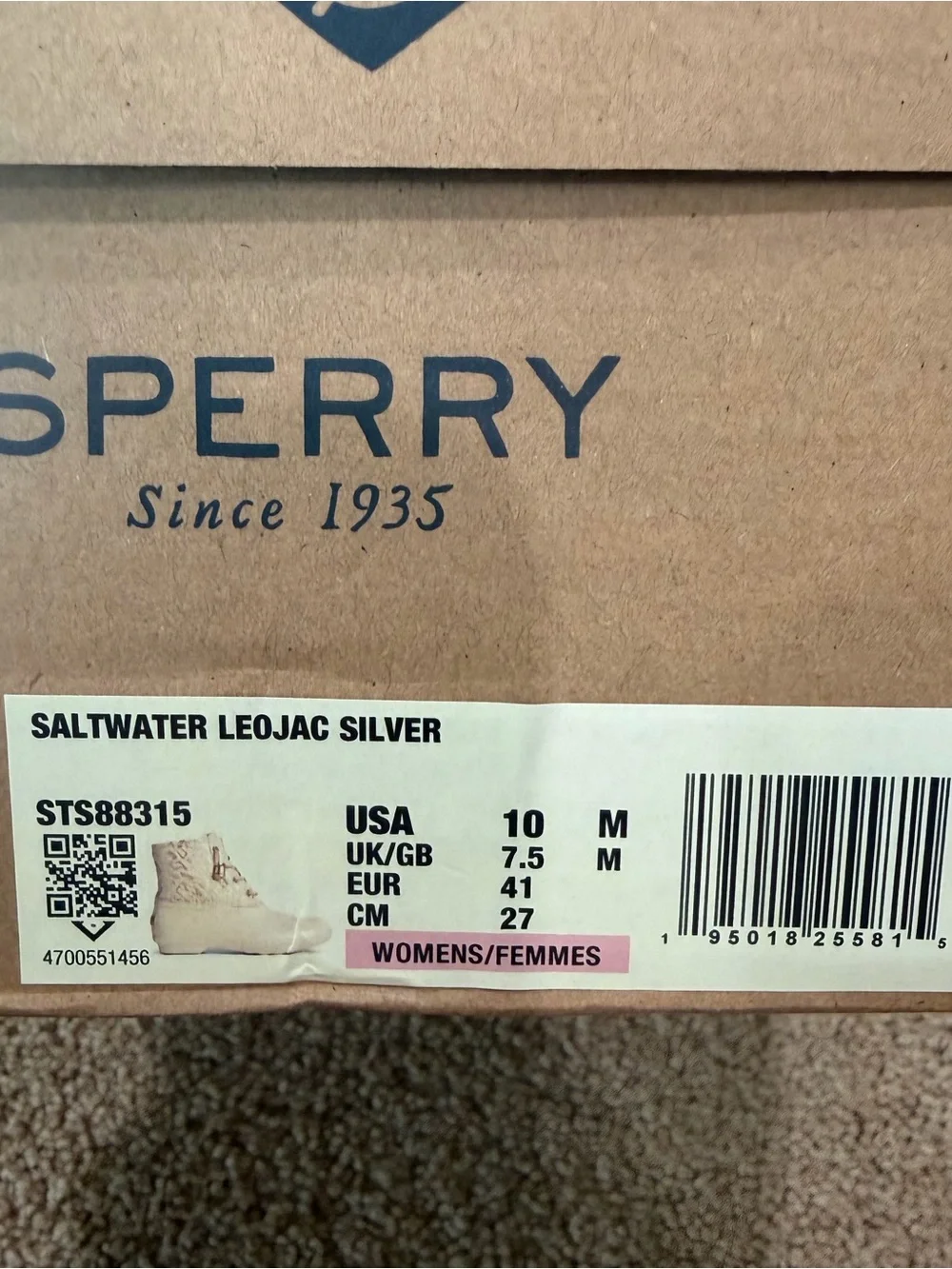 Sperry brand new